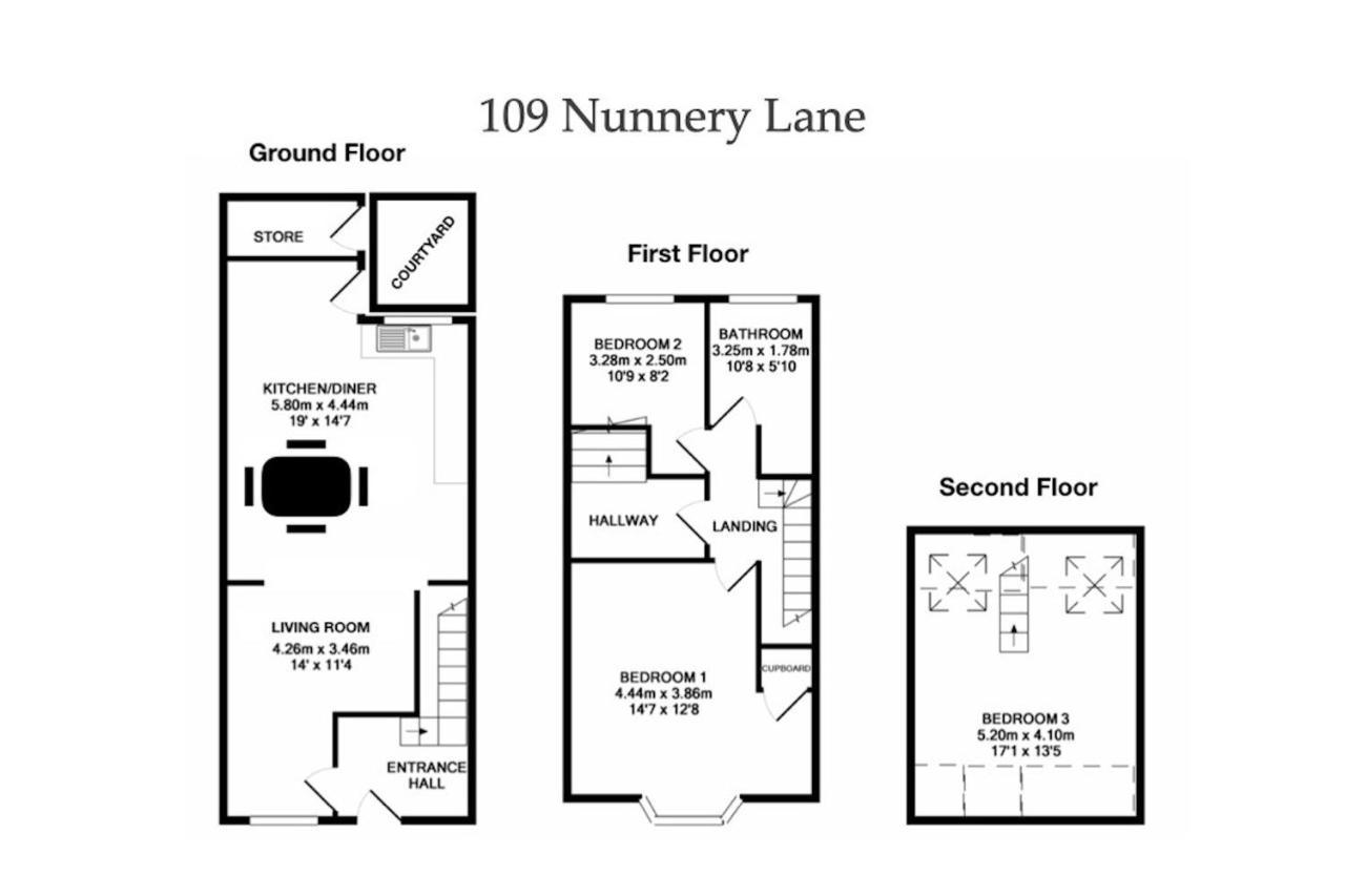 Spencer House & 107 & 109 Nunnery Lane Villa York Exterior foto